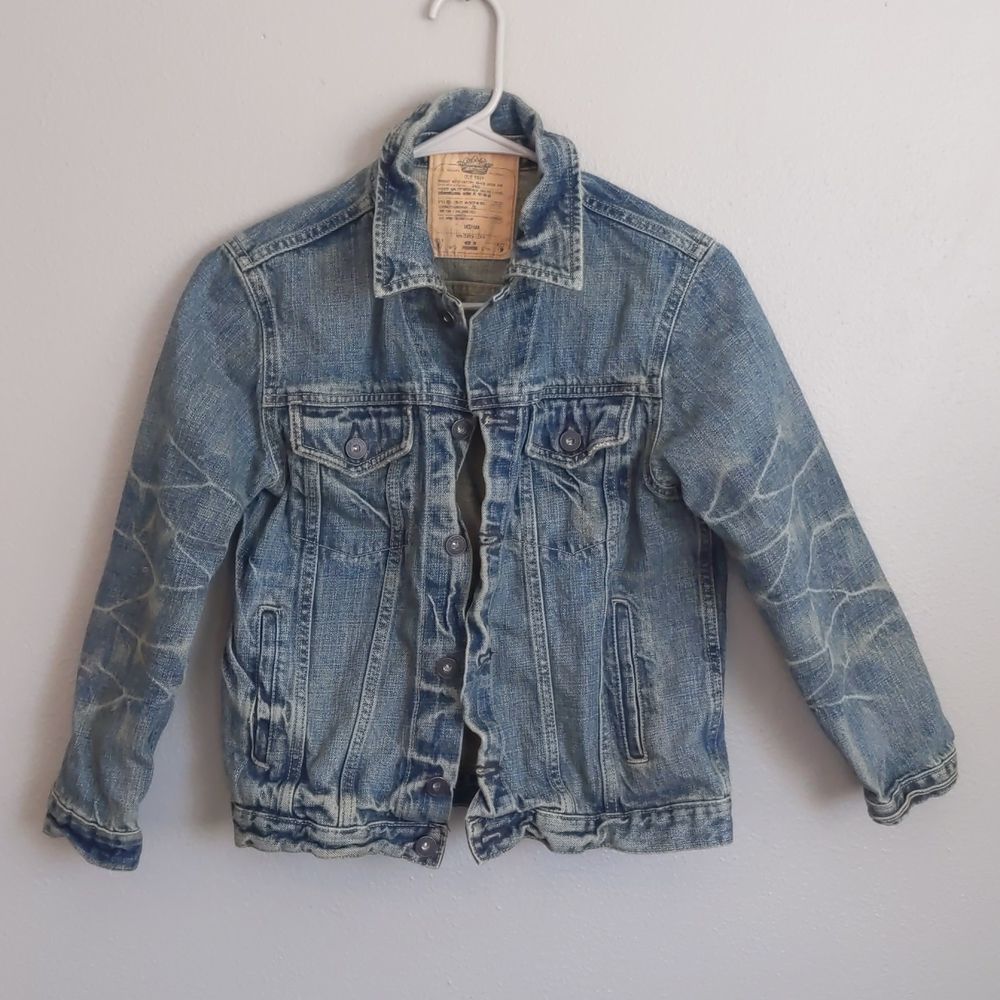 Old Navy Distressed Jean Jacket